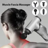 Συσκευή μασάζ κρούσης σώματος Fascial Gun με 4 κεφαλές