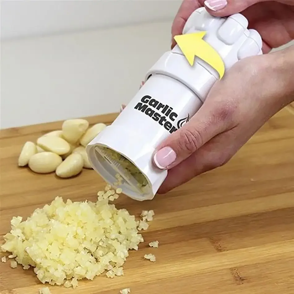 Χειροκίνητη πρέσα και κόφτης σκόρδου Garlic Master