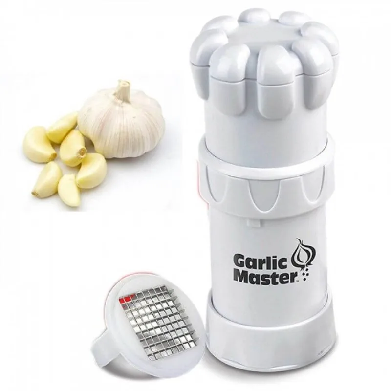 Χειροκίνητη πρέσα και κόφτης σκόρδου Garlic Master
