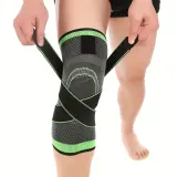 Ρυθμιζόμενη αναπνέουσα ελαστική επιγονατίδα με ιμάντες