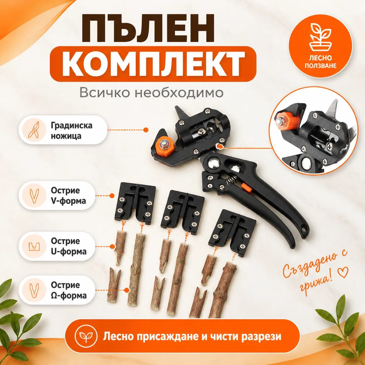 Ψαλίδι κλαδέματος και μπολιάσματος